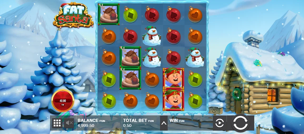 Fat Santa играть онлайн