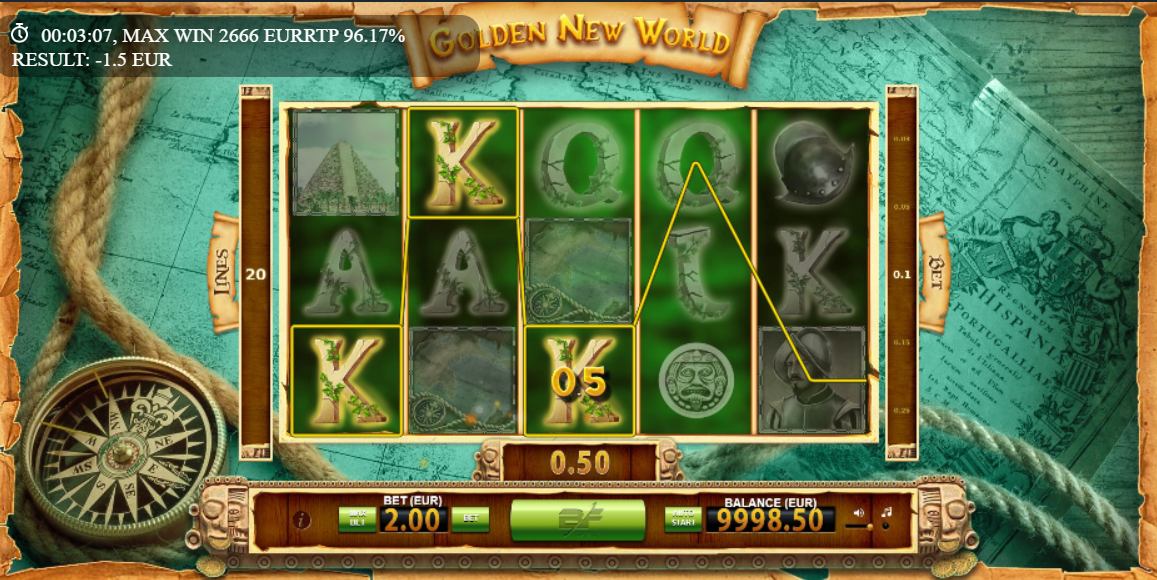 1win Golden New World slot