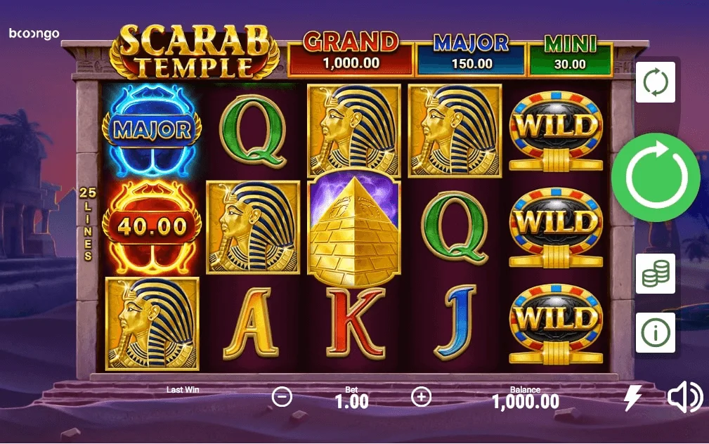 Scarab Temple casino 1win