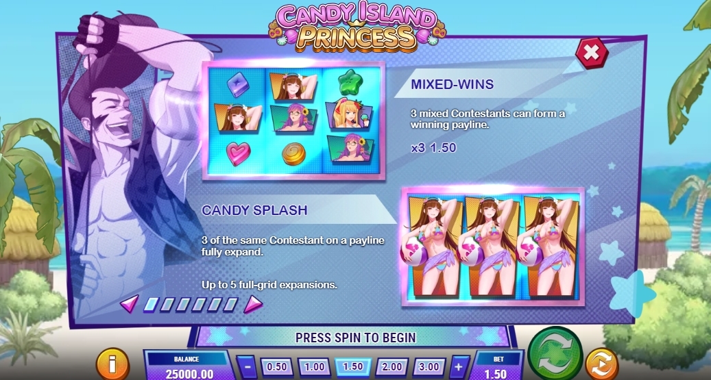 Candy Island Princess 1win