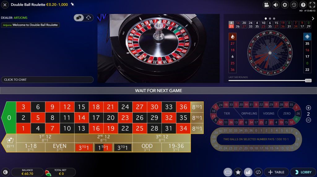 Double Ball Roulette slot