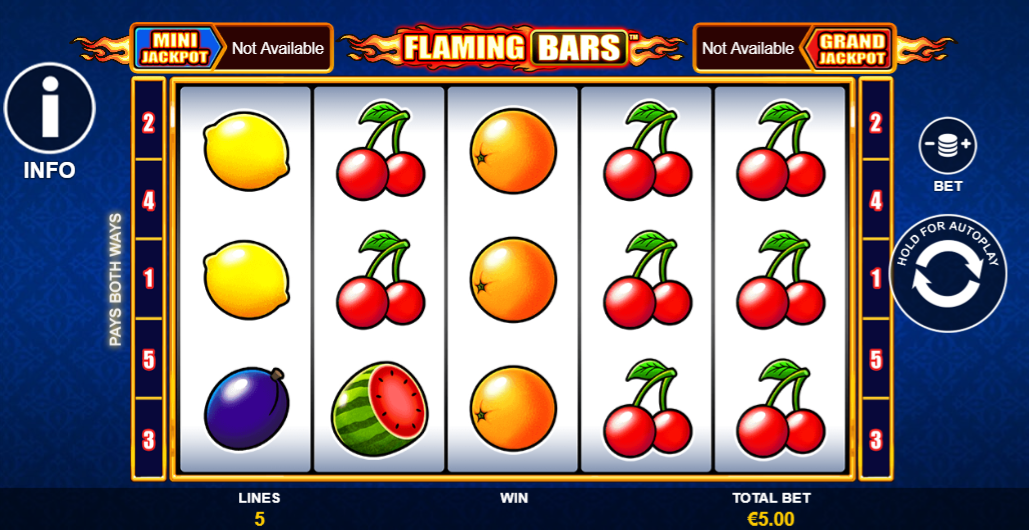 Flaming Bars 1win