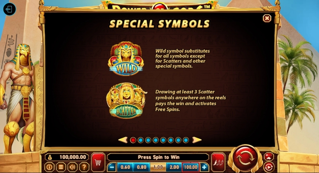 Power of Gods: Egypt slot 1win