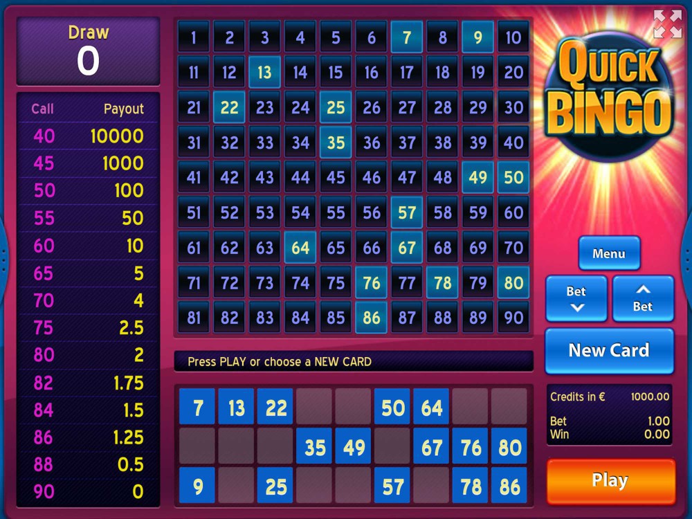 Quick Bingo slot