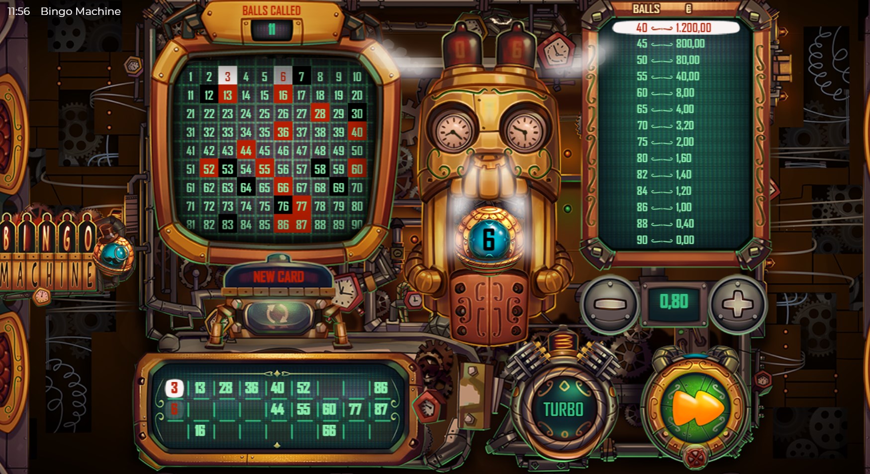 Bingo Machine online