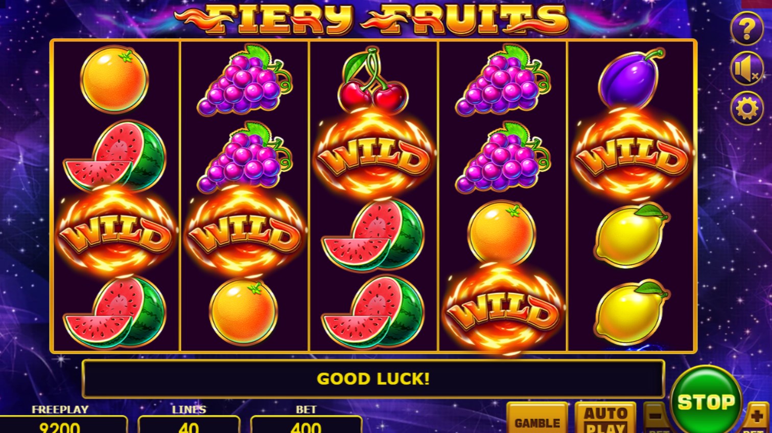 Fiery Fruits 1win