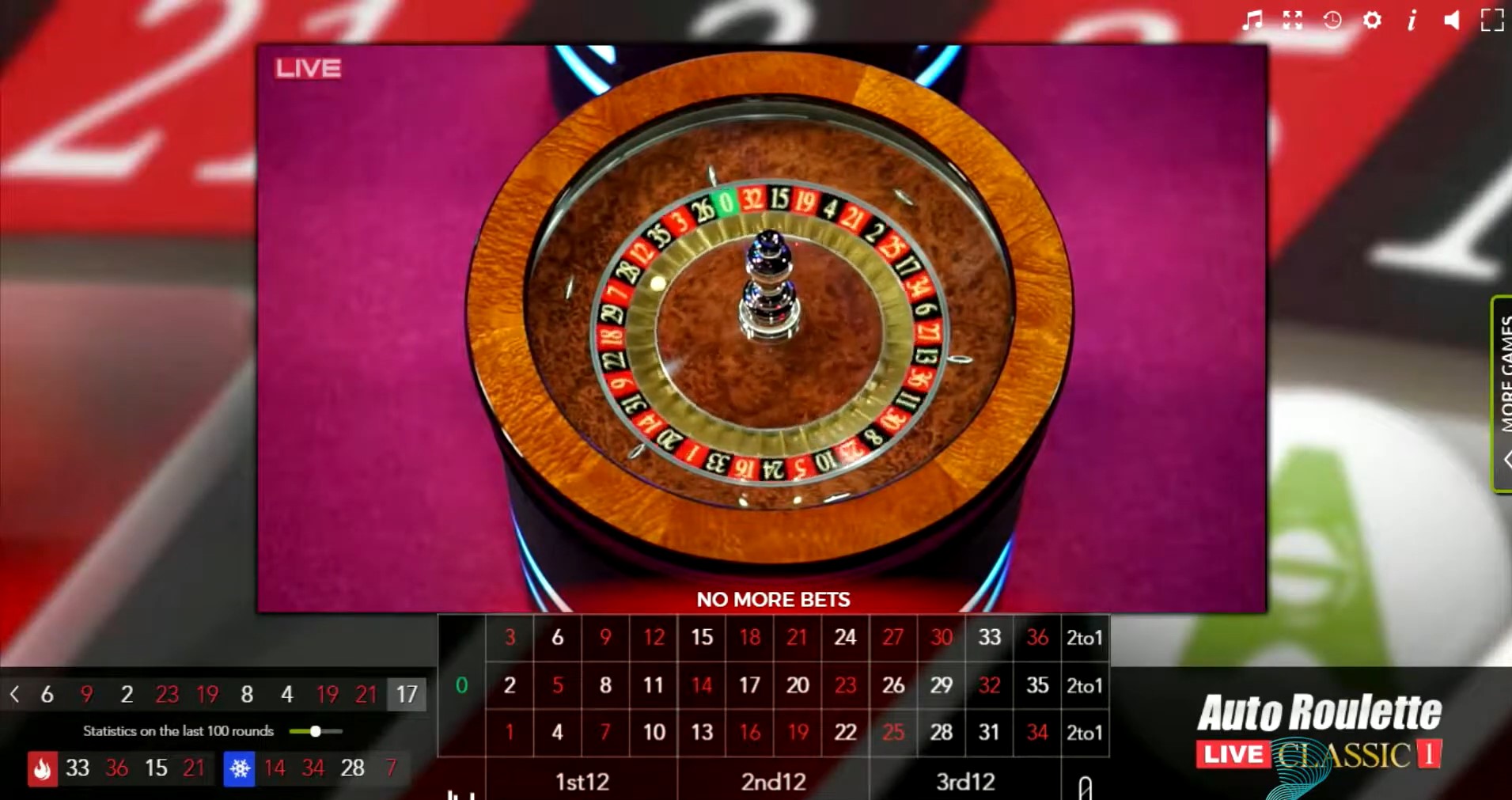 Auto Roulette Live Classic 1 slot