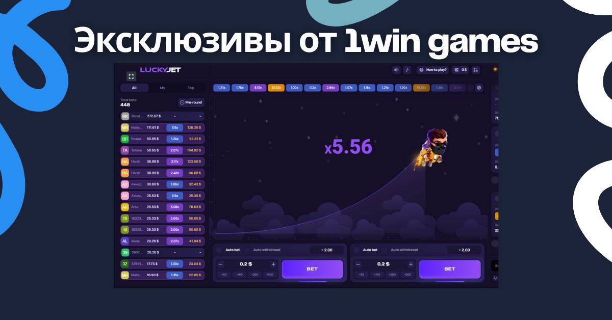 Эксклюзивные слоты 1win games