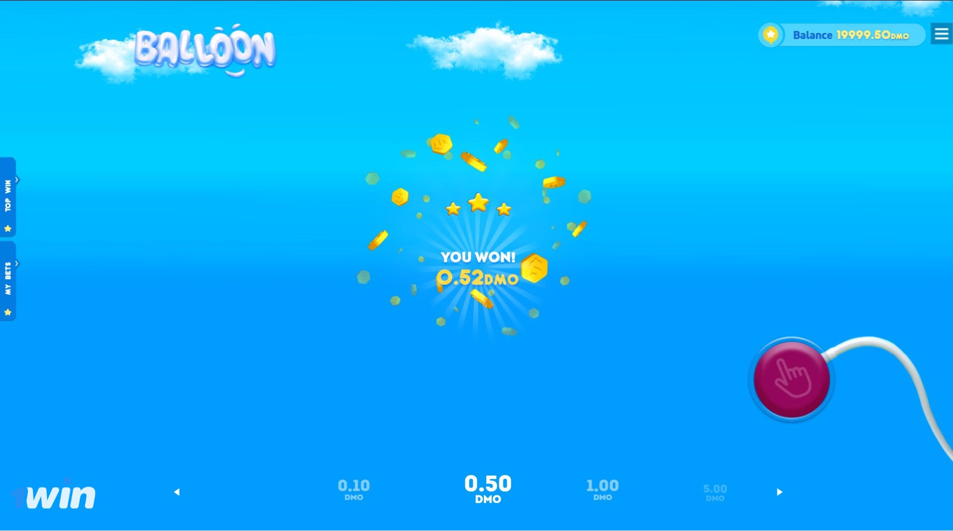 Balloon играть на 1win